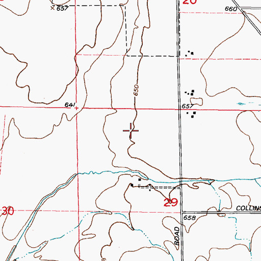 Topographic Map of Deerpath Creek, IL