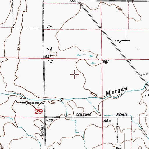 Topographic Map of Deerpath Trails, IL