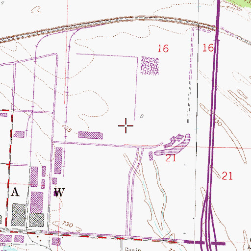 Topographic Map of Executive Park Post Office, MO