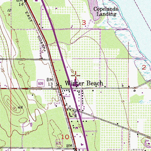 Topographic Map of Plaza at the Garden, FL