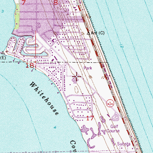 Topographic Map of Gemini Elementary School, FL