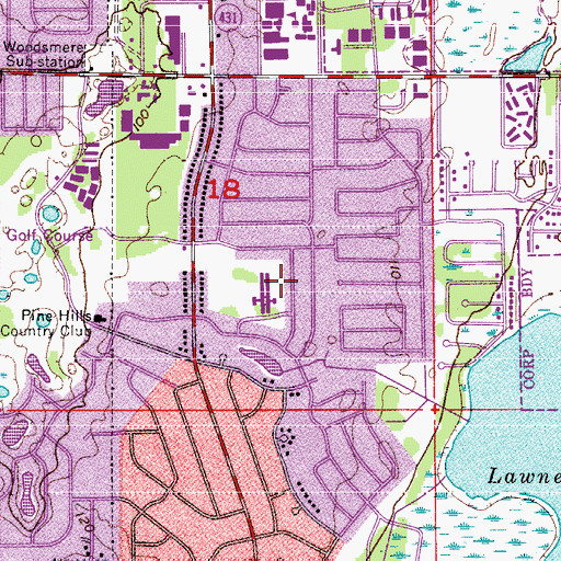 Topographic Map of Ray Elementary School, FL