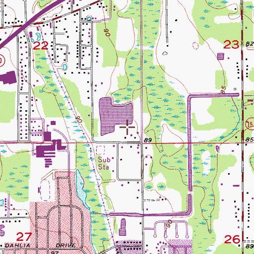 Topographic Map of Good Shepherd Catholic Church, FL