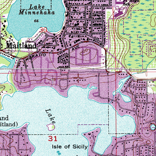 Topographic Map of Tangelo Baptist Church, FL