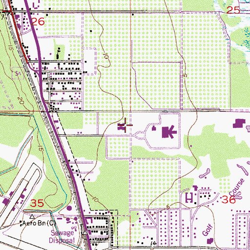 Topographic Map of Indian River Learning Center, FL