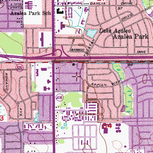 Topographic Map of Good Shepherd School, FL