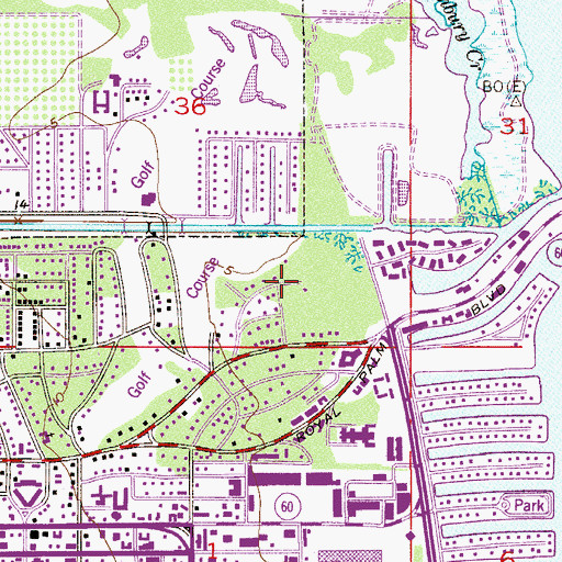Topographic Map of Church of the Redeemer, FL