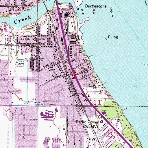 Topographic Map of Lutheran Church of the Redeemer School, FL