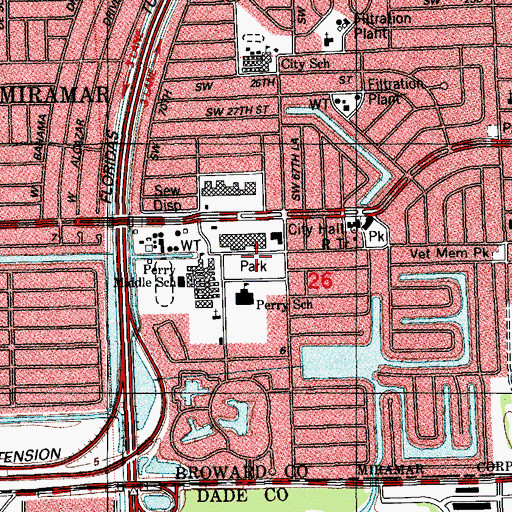 Topographic Map of Wellman Field, FL