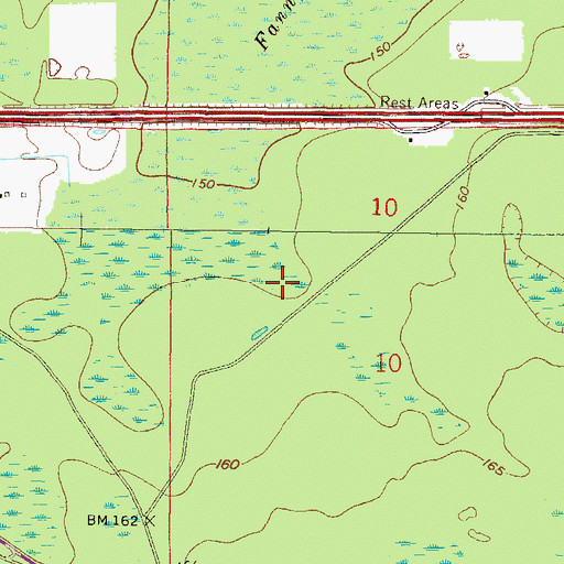 Topographic Map of Cobb Hunt Camp, FL