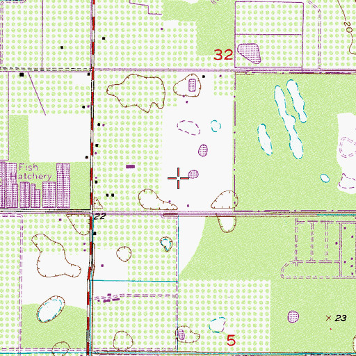 Topographic Map of WCXL-FM (Vero Beach), FL