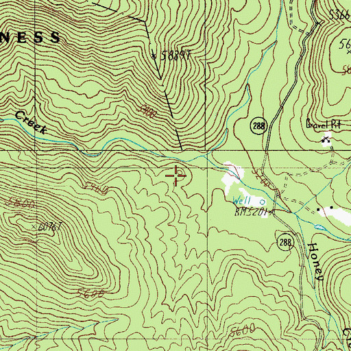 Topographic Map of McFadden Creek, AZ
