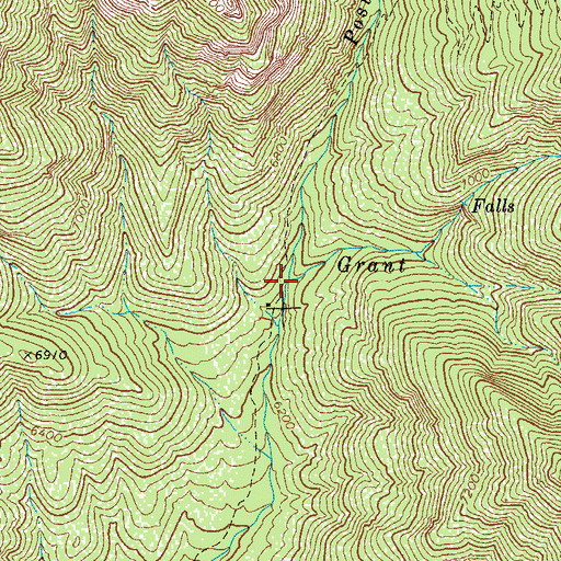 Topographic Map of Post Creek, AZ