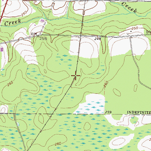 Topographic Map of Ellis (historical), GA