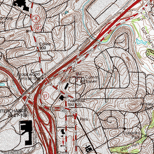 Topographic Map of Skypad Heliport, GA