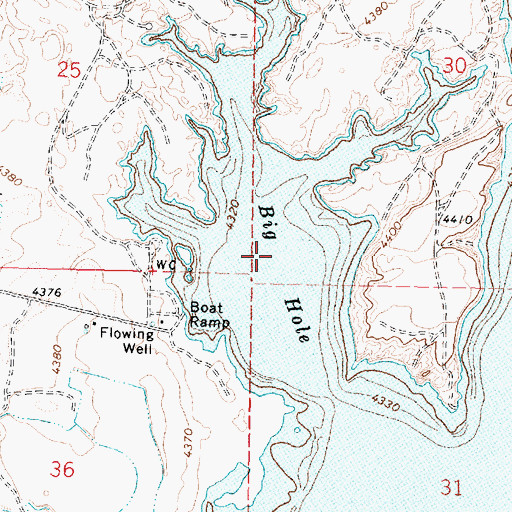 Topographic Map of Big Hole, ID