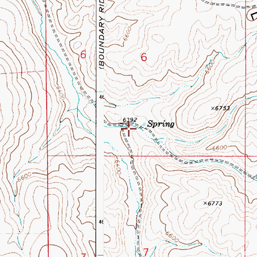 Topographic Map of Dairy Hollow, ID