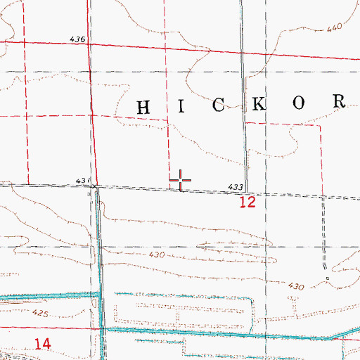 Topographic Map of Dixon School (historical), IL