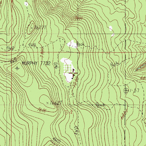 Topographic Map of Haldi Ranch, AZ