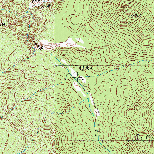 Topographic Map of Armer Ranch, AZ