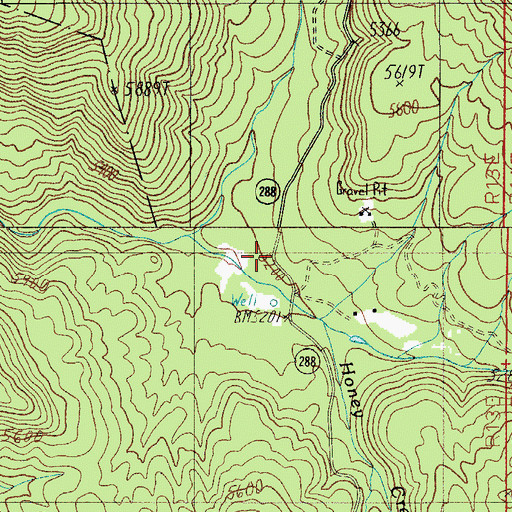 Topographic Map of Reynolds Trailhead, AZ