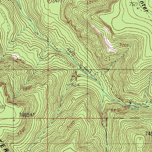 Topographic Map of Reynolds Creek Trailhead, AZ
