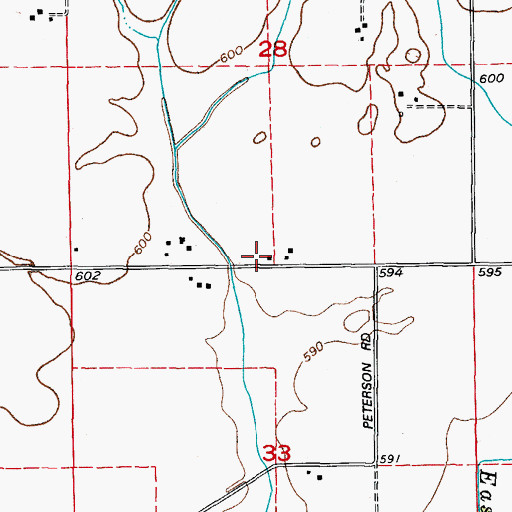 Topographic Map of McCauley School (historical), IL