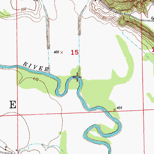 Topographic Map of Muddy Creek, IL