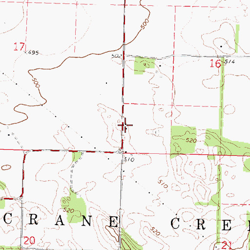 Topographic Map of Sears Grove School (historical), IL