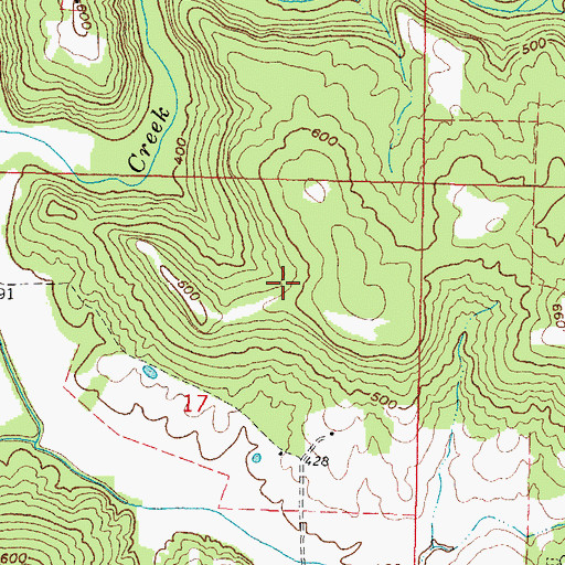 Topographic Map of River to River Trail, IL