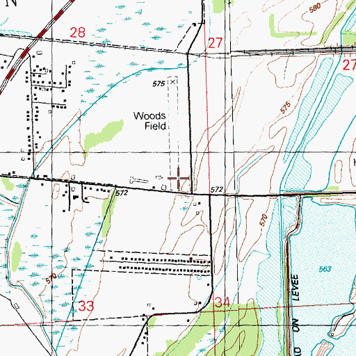 Topographic Map of Mc Neal's Field Ultralight Flightpark (historical), IL