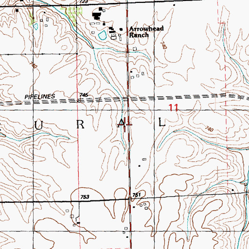 Topographic Map of L R Christian Memorial Field, IL