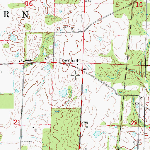Topographic Map of Township of Northern, IL