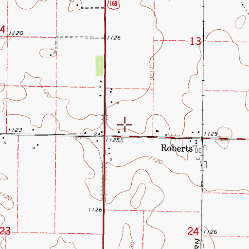 Topographic Map of Webster County, IA