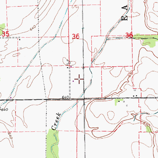Topographic Map of KCJJ-AM (Iowa City), IA