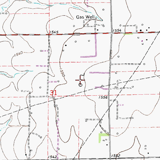 Topographic Map of McPherson Oil Field, KS