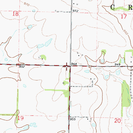 Topographic Map of Fairview School (historical), KS