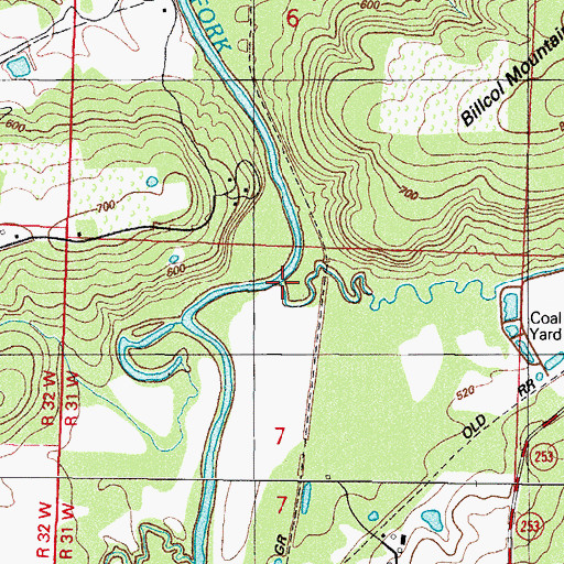 Topographic Map of Mackenay Creek, AR