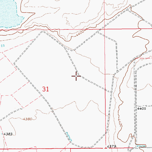 Topographic Map of Grant Draw, AZ