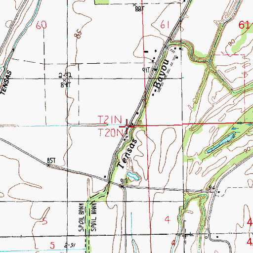 Topographic Map of Olivedell Church, LA