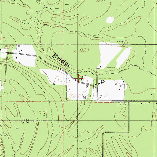 Topographic Map of Hennigan Cemetery, LA