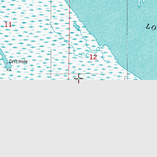 Topographic Map of Dans Ridge, LA