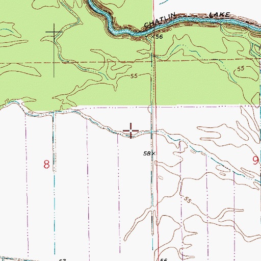 Topographic Map of Fish Lake, LA