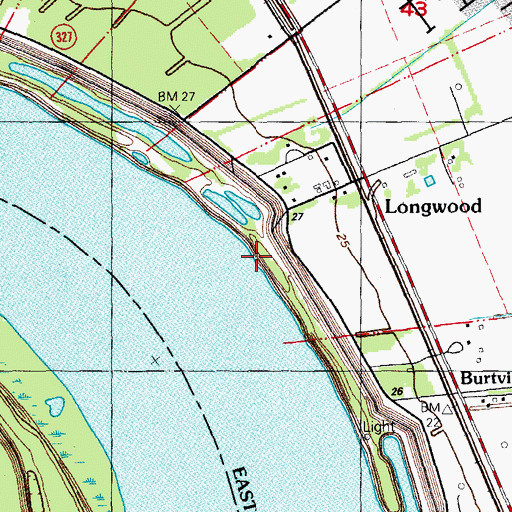 Topographic Map of Longwood Landing, LA