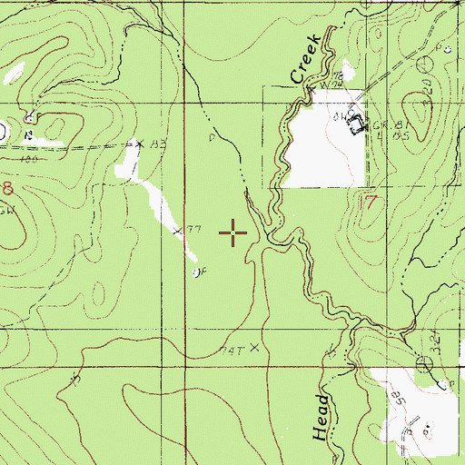 Topographic Map of Johns Gully, LA