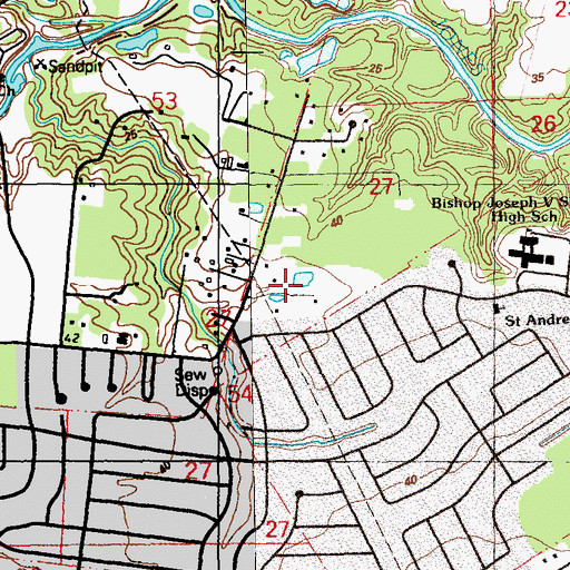 Topographic Map of Shenandoah Ridge, LA