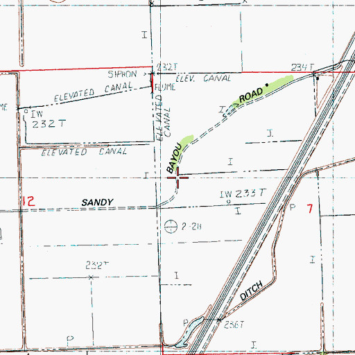 Topographic Map of Walnut Grove Church, AR