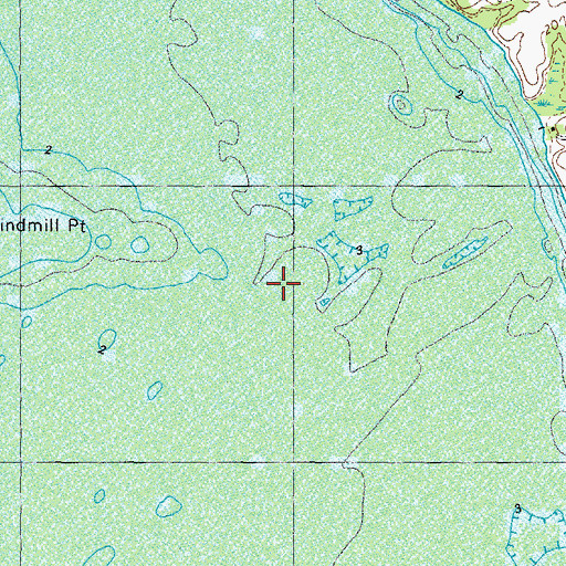 Topographic Map of Port Tobacco River, MD