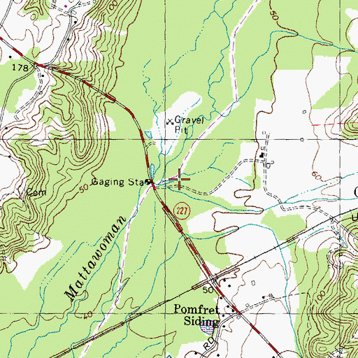 Topographic Map of Old Womans Run, MD