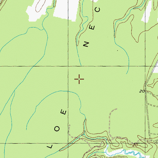 Topographic Map of Tayloe Neck, MD